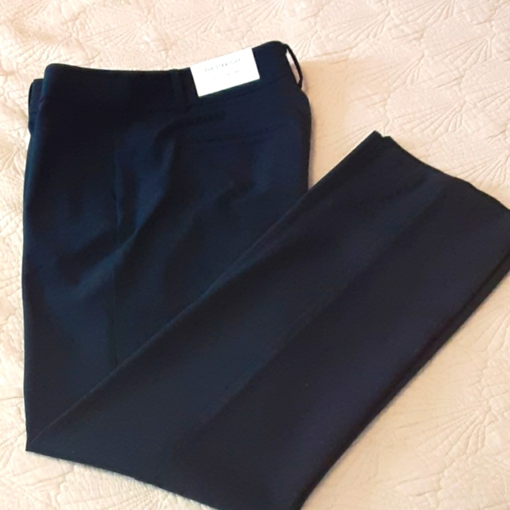 Ann Taylor navy blue trousers size 8 new with tags